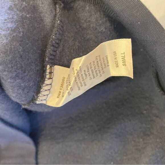 NEW Project Social T Blue and Pink Vintage 70s Raglan Crew Sweatshirt Small - Picture 5 of 7